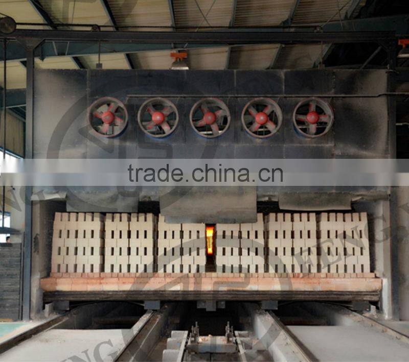 Easy operation !! Automatic clay brick firing tunnel kiln