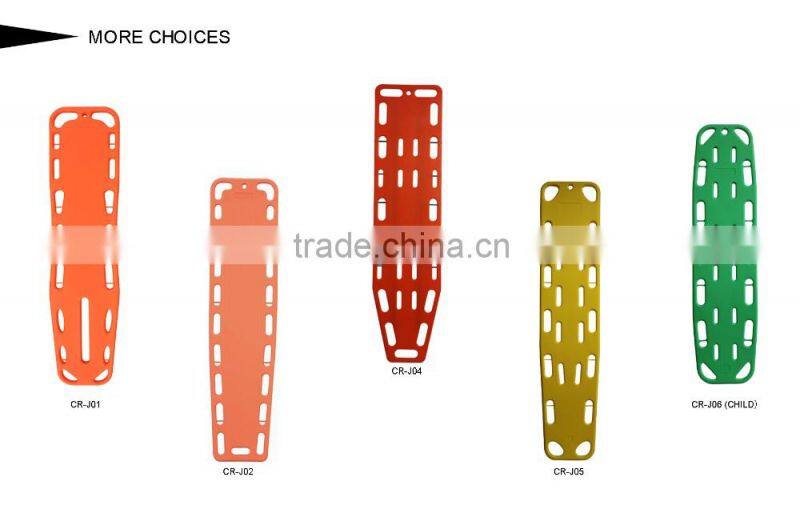 Can float on water of LLDPE Cervical spine immobilization