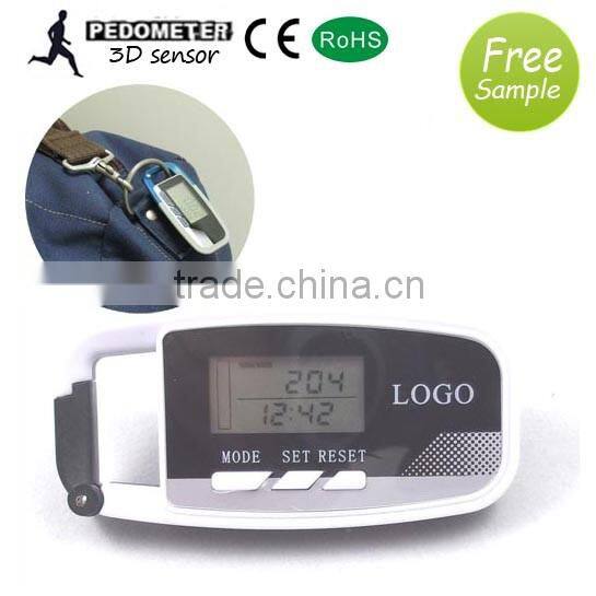 free sample cost performance 3d pedometer