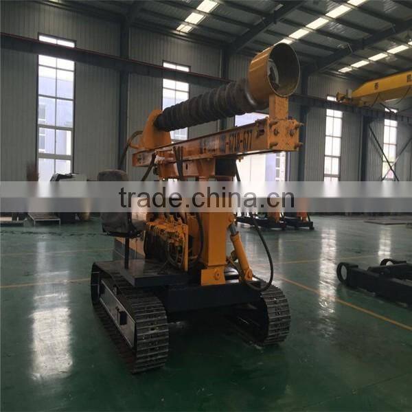 HWD - 300 crawler type 3 meters spiral pile driver photovoltaic (pv) driver