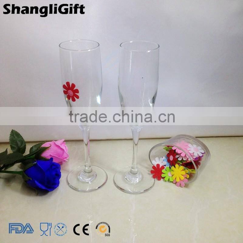High-End 180ml Glass Goblet Champagne Glass Drinking Cup