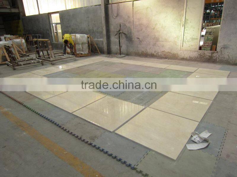 Polished Crema Marfil beige marble panel, tiles, cut-to-size