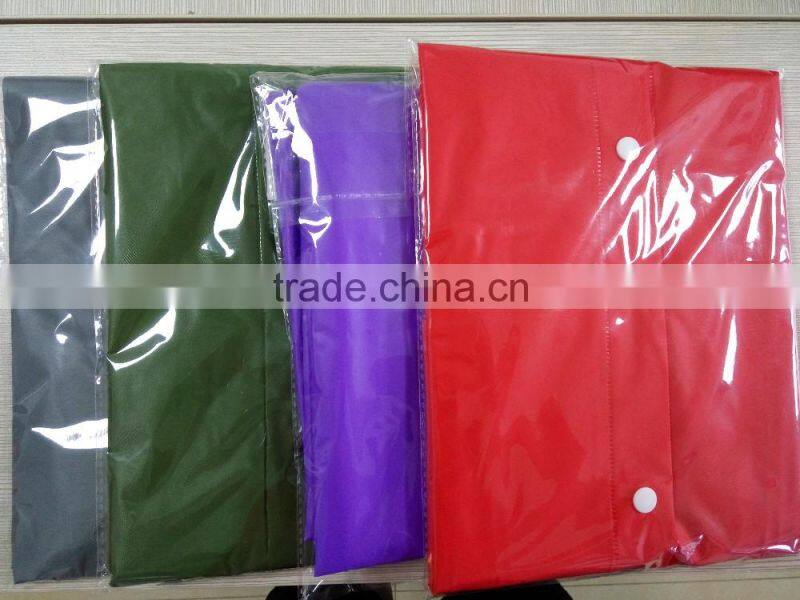 high quality outdoor pvc raincoat