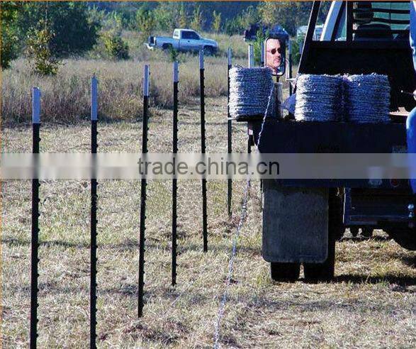 1.25lbs studded waterproof pvc coated waterproof y post for fixing plants