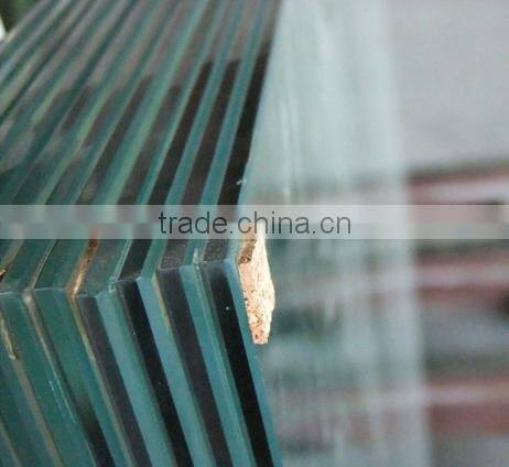 Clear tempered laminated glass for balcony