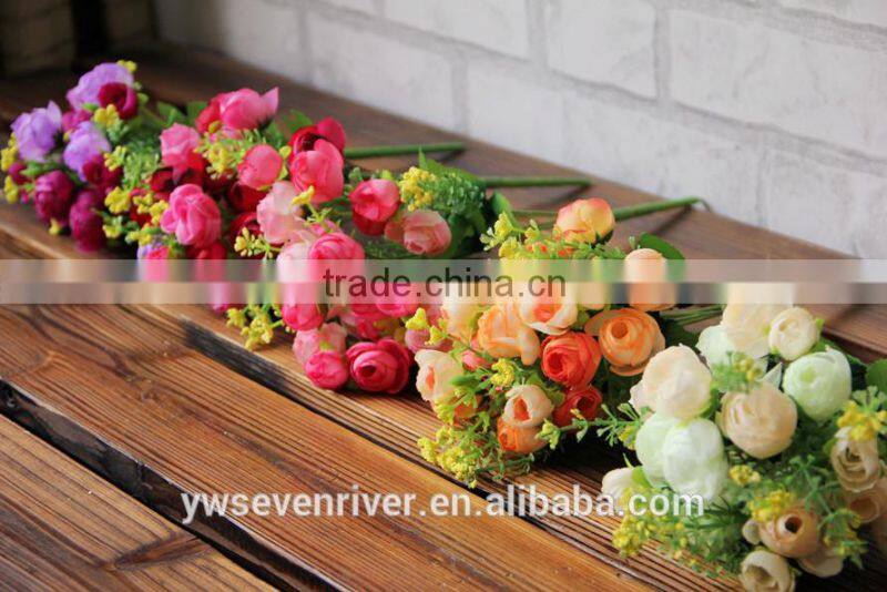 Foreign trade exquisite false bracteal leaf tea mei flower simulation Silk flowers manufacturer wholesale sitting room adornment