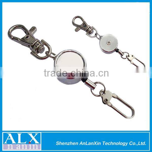 High quality purple retractable heavy duty badge reel