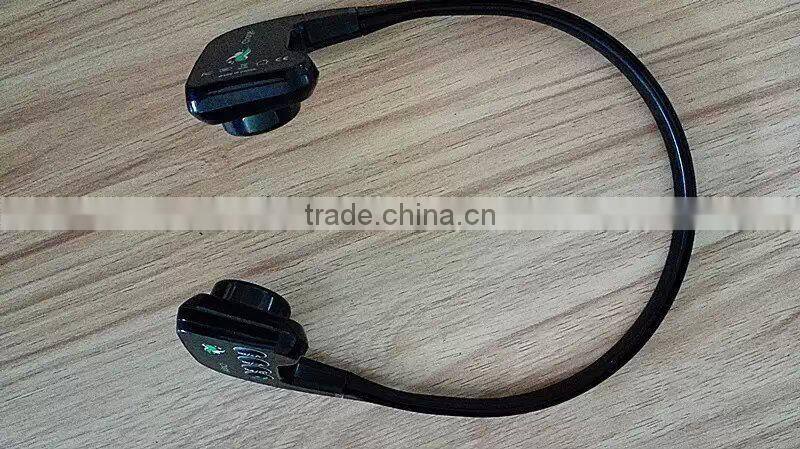 Super Advanced Bone Conduction Bluetooth Headset Mp3 Player with 8GB Memory and 10M Waterproof