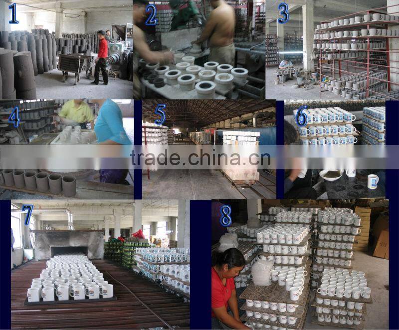 Novelty gifts decorative heart shaped ceramic ashtray with hand shaped tray