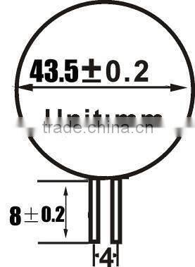 china Side Entry Disc shape 3528 SMD G4 led 2w