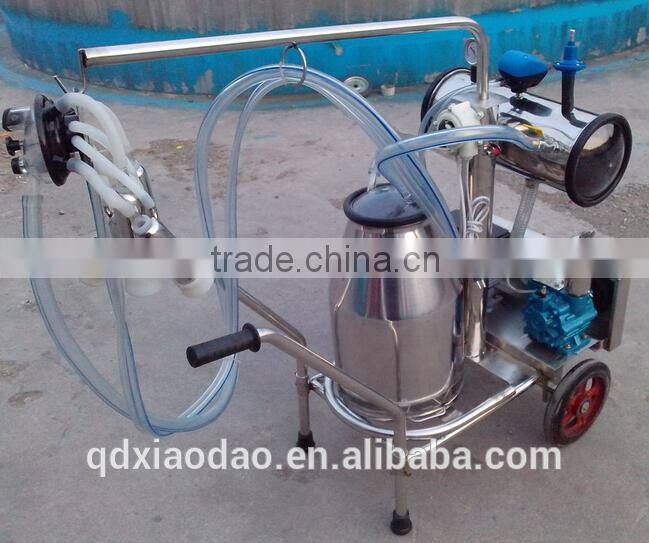 Portable single milking machine, cow milk machine, goat milker