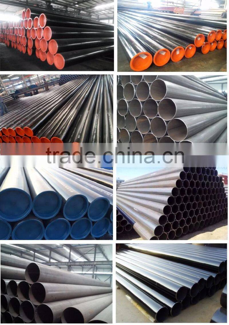 API 5L carbon erw tube / steel and pipe for oil and gas manufacturing