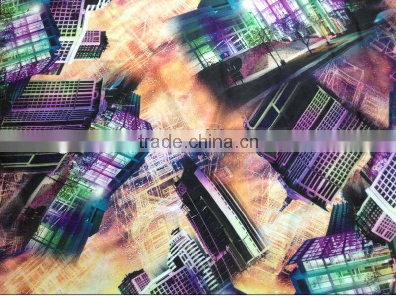 Fashin digital design 100% poly cdc print
