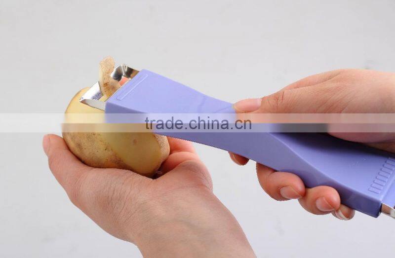 ABS+S/S 20*5 Kitchen tools 3in1 double fruit&vegetable peeler slicer and grater