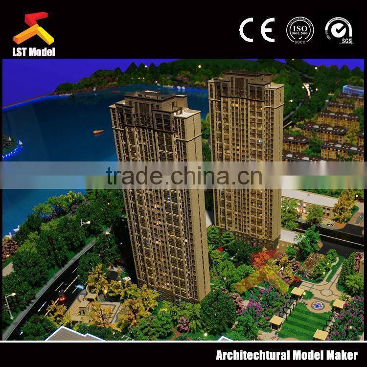 architectural model made by laser cutting machine