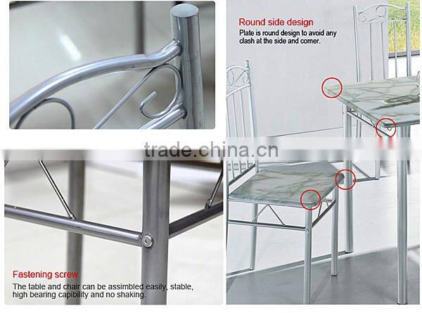 Foshan furniture rectangular mdf green pvc dining table pictures of dining table chair