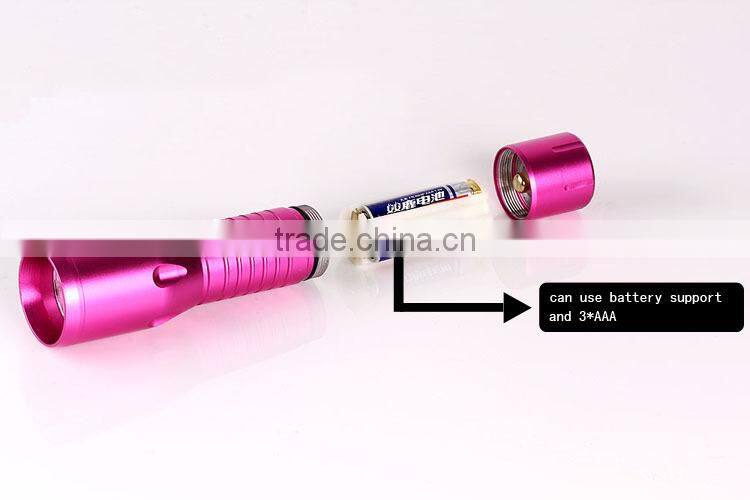 JF 3AAA battery high power super bright white XPE small torch led flashlight