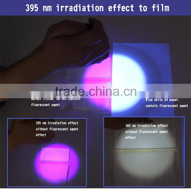 JF 12 Led 390nm-365nm Purple light uv Flashlight, uv Blacklight Flashlight Urine Detector, uv led Torch