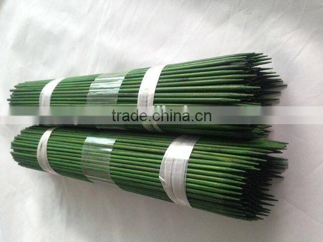 painting wooden stick for gardon