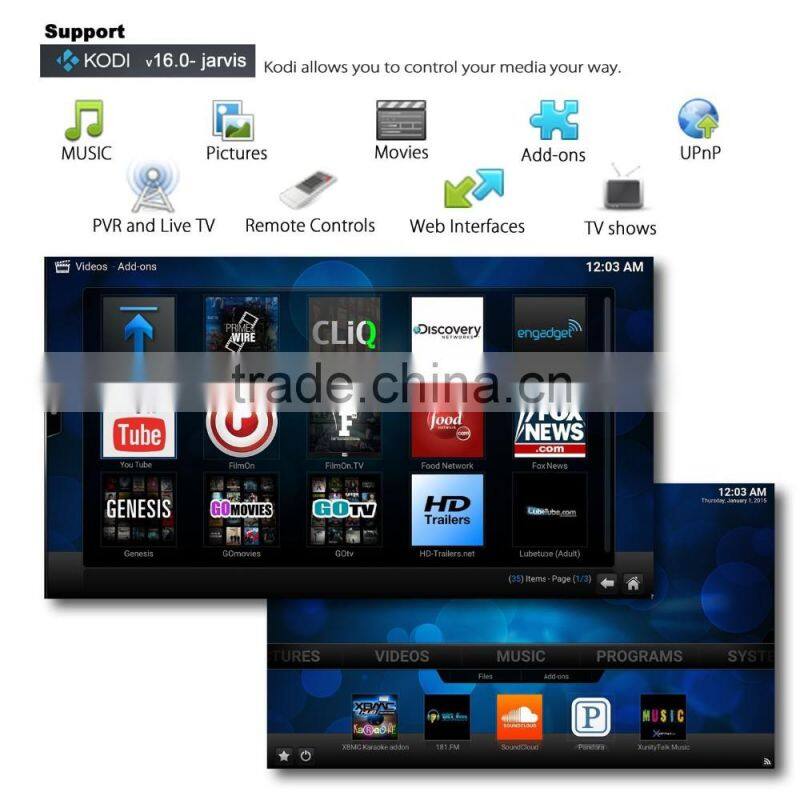 TOPLEO tv box amlogic s905 M9X Quad core ram 1gb/8gb android 5.1 tv box