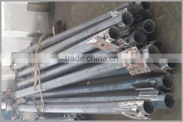 Traffic sign pole,road safety sign pole,galvanized steel pole