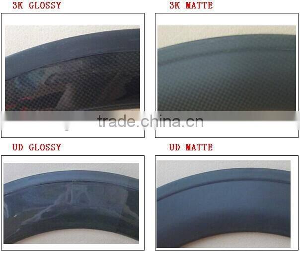 UDELSA Road 60mm Carbon Wheelset with alloy braking surface 25mm wide