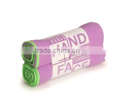 good quality Microfiber sueded towel in opp bag