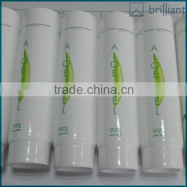 semi-product cosmetics circular pe soft PE plastic tube with flip top cap