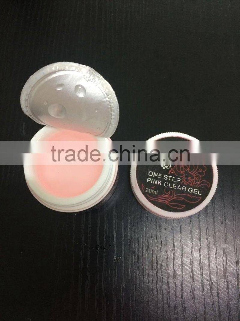 Soak off long last 1kg builder clear UV gel with factory price support free samples