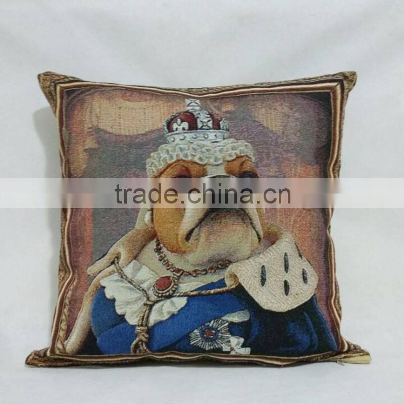 PLUS Wholesale Custom Printed Cute Dog 18 inch Pillow Covers