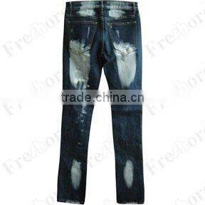 Lady's denim jeans