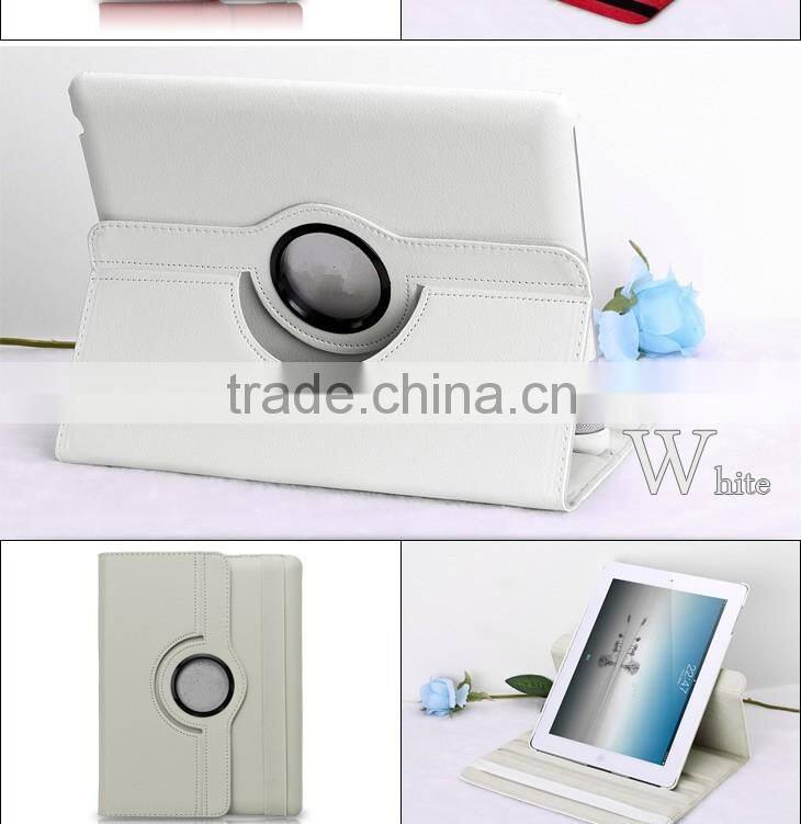 Rotating Tablet PC Leather Pouch for Apple iPad