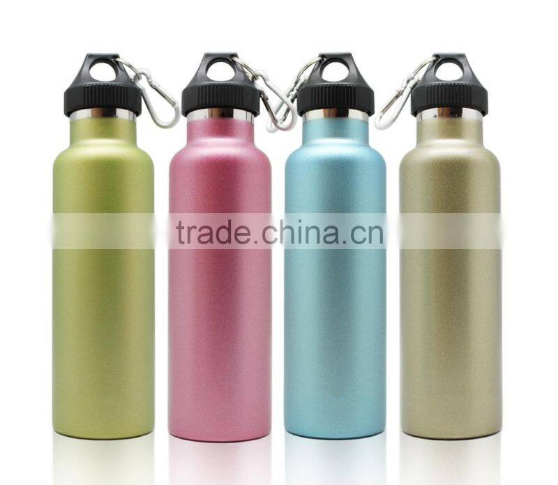 Outdoor vacuum thermal insulation drinking bottle sport