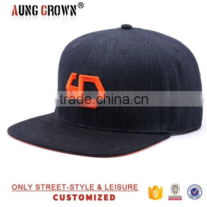 3D Custom Logo Design,3D Embroidery Cap,3D Embroidery 6 Panel Snapback Hats