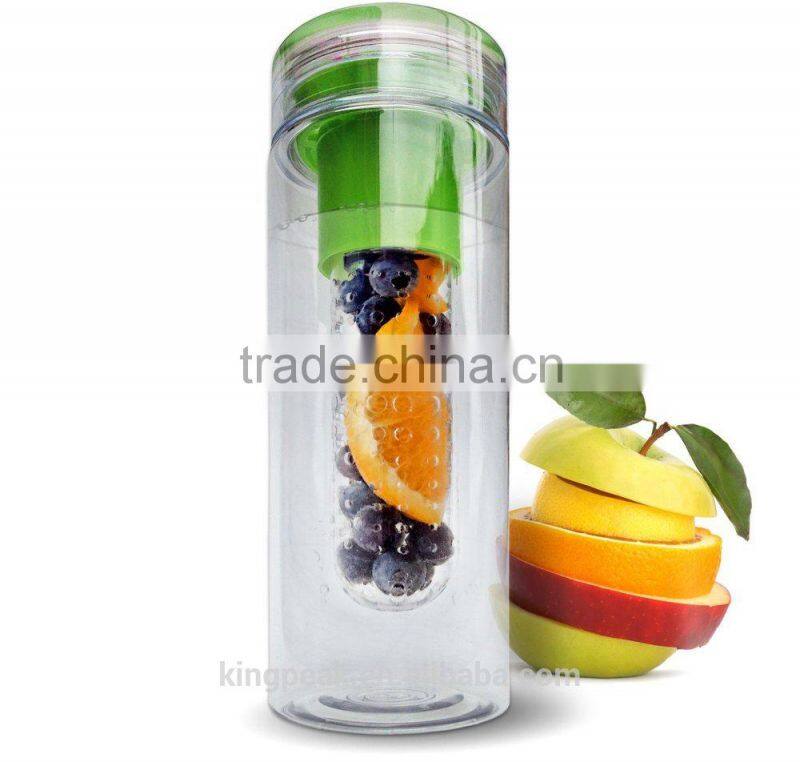 Infuser Water Bottle 28 ounce - Made with TRITAN Copolyester Twist Cap Style Drinking Cup/water bottle with fruit infuser