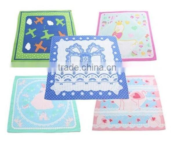 ChildrenTeen Cartoon Animation Animal Print Handkerchief Set,10 PCS