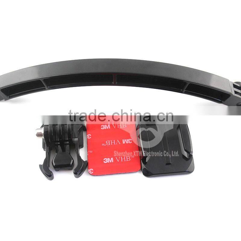 The Arm with Mount for Helmet, with 3M sticker & screws. For GoPro Hero3+/3/2/1