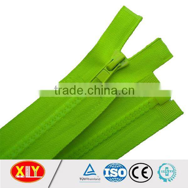 New arrival #5 plastic open end zipper for coat