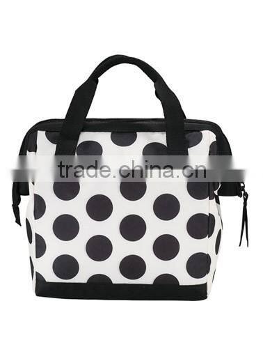 Manual high capacity pink insulted 210D cooler bag