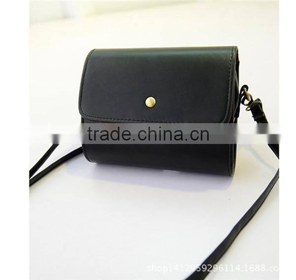 Manual special design ladies pu shoulder bag with ladle cover closure