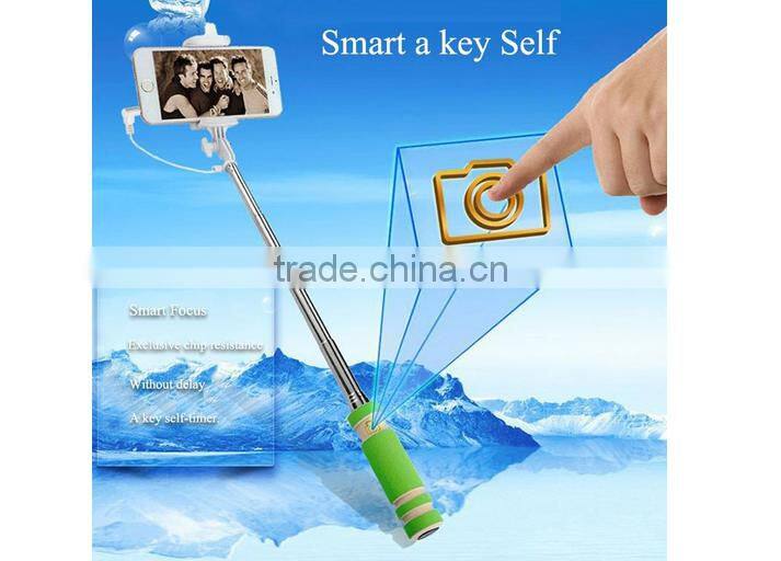 Professional Portable mini monopod selfie stick for iphone 4 5 6 mini tripod pau de self perche