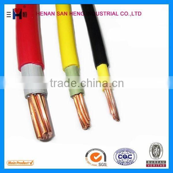 Manufacturers PVC jacket and insualte fire resistant stranded electrical copper wire