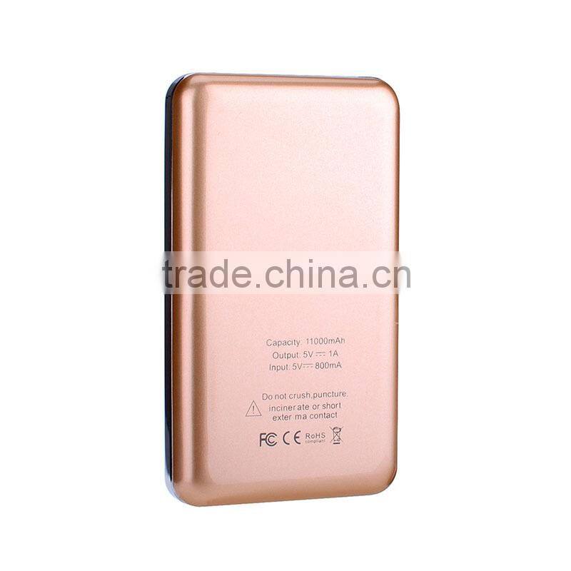 New fashion slim ABS polymer power bank 4000mah
