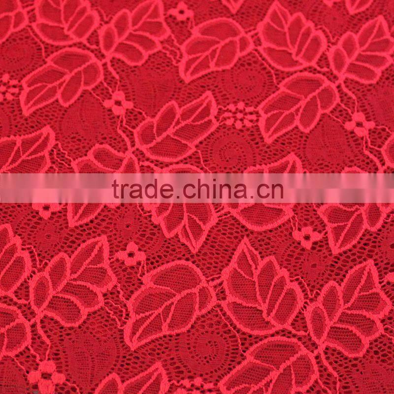 New arrivel stretch lace fabric/lingerie stretch lace