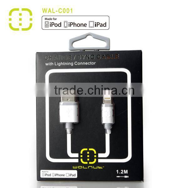 2015 in stock MFI certified data cable for iphone6