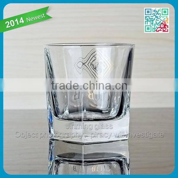 2015 hot sale Bar special shaped shot glass pentagonal shot glass