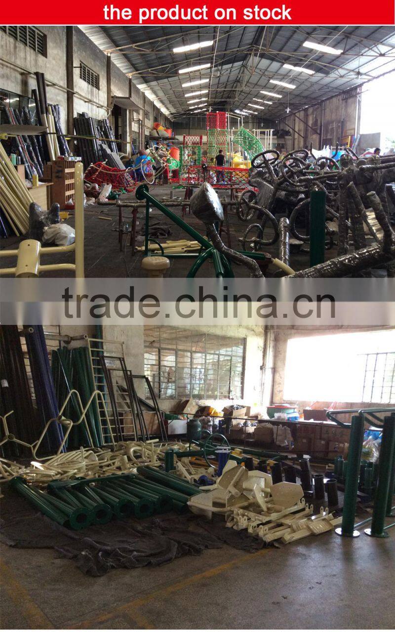 High strength galvanization steel parallel bars outdoor fitness equipment