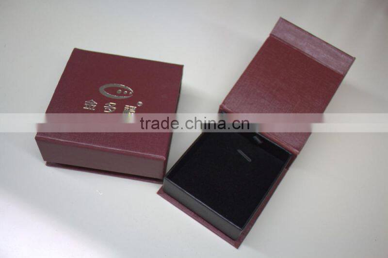 2015 newest custom jewelry gift box cardboard buckle box for ring