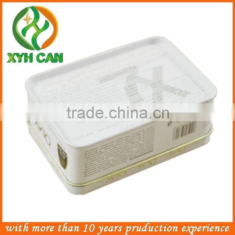 Alibaba hot saling handmade kraft soap tin box with triangle design
