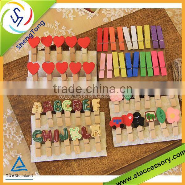 2015 high quality wooden clip